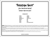 Paradigm Shift Jazz Ensemble sheet music cover